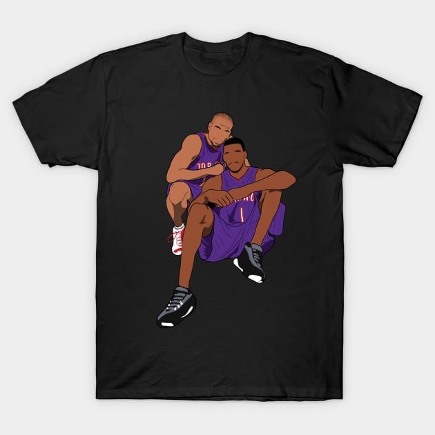 Vince Carter Tracy McGrady Ballers T-Shirt by NostalgiaUltra